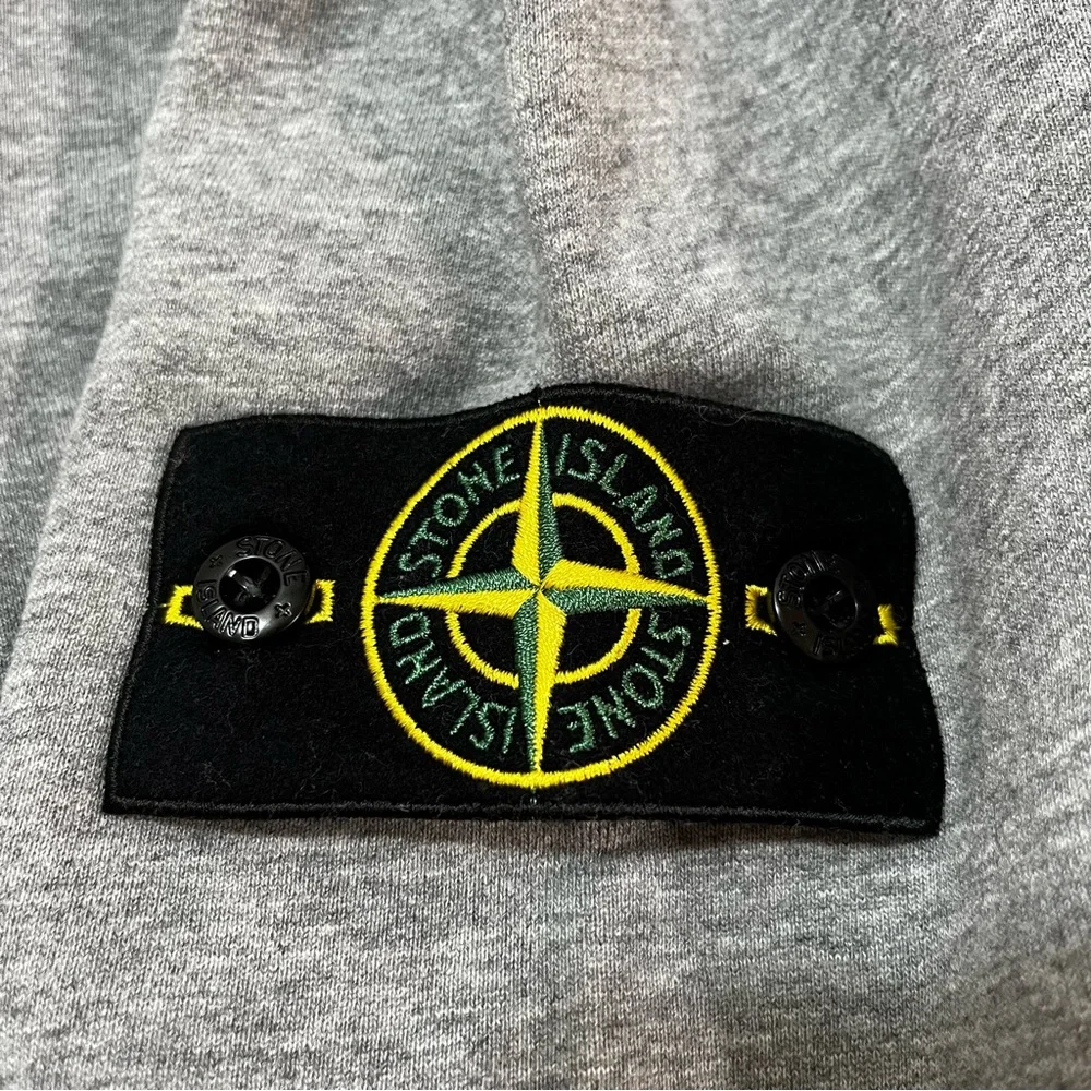 Stone Island Felpa 1/4 zip Knit 3XL New Mock neck sweatshirt Gray Mens 3X NWT - Picture 9 of 11